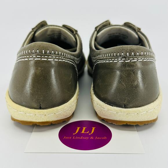Josef Seibel Women's Caspian Gray Leather Casual Sneakers Size 37 EU/ 6-6.5 US - Picture 6 of 11